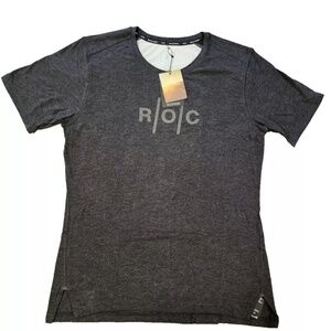 NWT- On™Cloud Men's Large R.O.C. Run On Clouds T-Shirt Charcoal Black